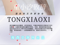 童小汐：“龙腾中华，诗意元宵”国际华协诗人联动大赛颁奖晚会致辞