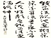 童小汐书法：录元王冕《墨梅》