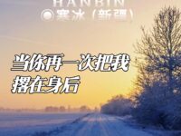 当你再一次把我撂在身后/寒冰