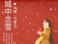 鸿雁｜城中念雪