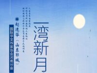 赵进华｜一弯新月映荷塘