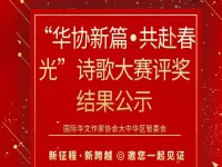 “华协新篇•共赴春光”诗歌大赛评奖结果公示