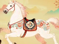 梅浸松韵丨新年元旦说丙午马