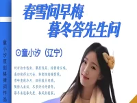 童小汐|春雪间早梅•暮冬答先生问